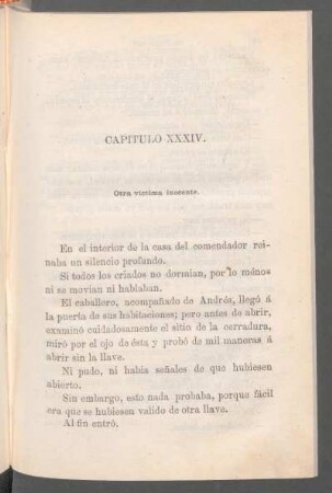 Capítulo XXXIV. - Otra víctima inocente.