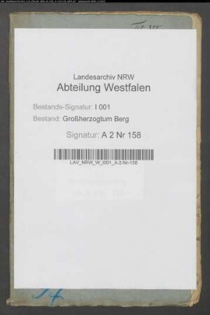 Ablösung des zum obersten Pastorat zu Hagen gehörigen Maaßenguts