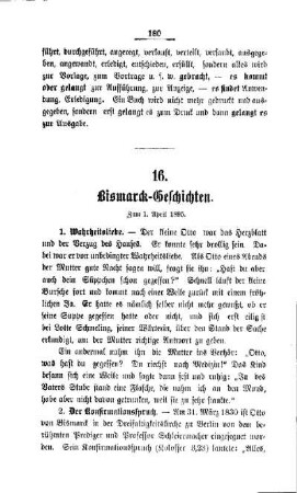 Bismarck-Geschichten : zum 1. April 1895