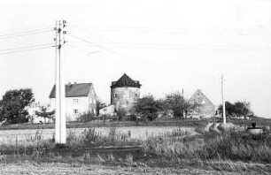 Hochkirch-Pommritz. Ehem. Mühlengehöft mit Holländermühle (Knochenmühle)