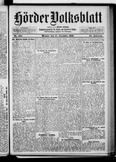 Hörder Volksblatt. 1884-1934