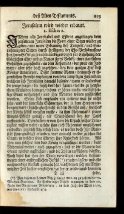 Jerusalem wird wieder erbauet. 2. Esdras 2.