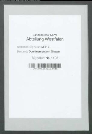 Verpachtung/Verkauf der Mühle in Müsen