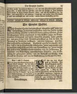 Der Prophet Hesekiel.