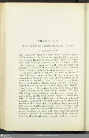 Chapter XLII Photo-Mechanical Printing Processes – continued
