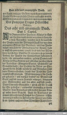Das acht und zwantzigste Buch
