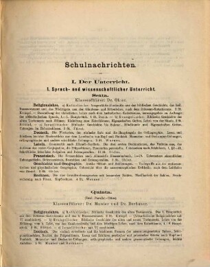 Programm des Großherzoglichen Gymnasiums zu Mainz : Schuljahr ..., 1875/76