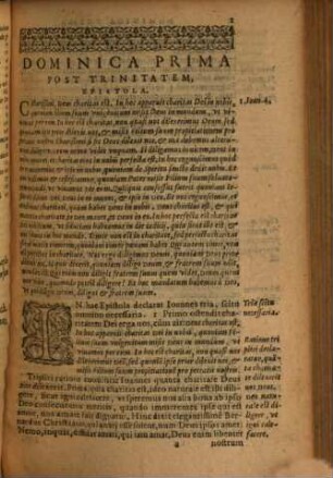 Conciones In Evangelia Et Epistolas, Qvae Dominicis Diebvs Popvlo In Ecclesia proponi solent : Ecclesiasticis ... vtiles ; Pars Aestivales