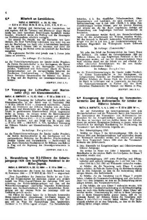 Heranziehung von HJ-Führern des Geburtsjahrgangs 1928 zum langfristigen Notdienst in der Hitler-Jugend : [Amtliche Erlasse] ; [Amtlicher Teil]