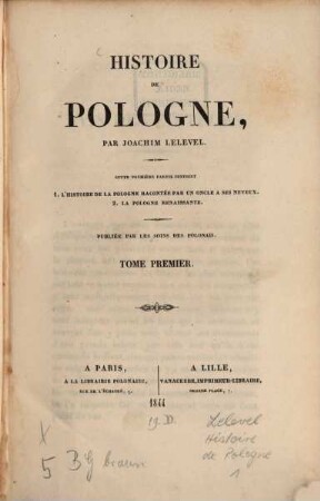 Histoire de Pologne, 1. L' Histoire de la Pologne