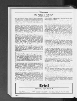 Die Polizei in Hoheluft