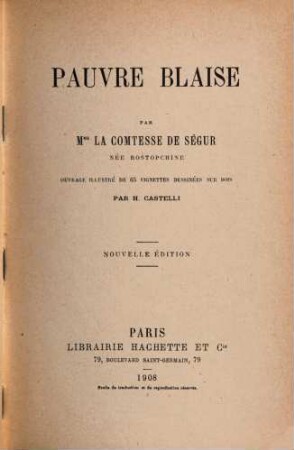 Pauvre Blaise