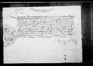 König Maximilian teilt Heilbronn mit, daß er die durch seine Räte in Freiburg ausgesprochene Aufhebung der Acht über die nicht zum Bund Gehörigen von der Rittschaft widerrufen habe.
