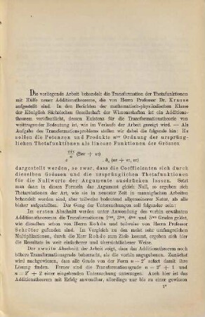 Zur Transformation der Thetafunktionen : Inaug.-Diss. d. Univ. Rostock