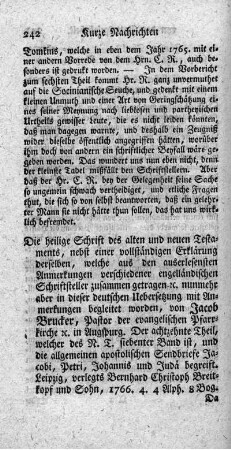 Fortsetzung des philosophischen Bedenkens, wegen der philosophischen Betrachtungen Hern. Professor Meiers in Halle über die christliche Religion.
