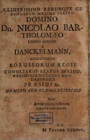 Bibliographia politica et arcana status