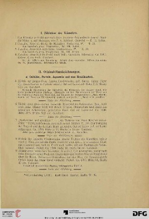 Bildnisse des Künstlers, Original-Handzeichnungen (Nr. 1-106)