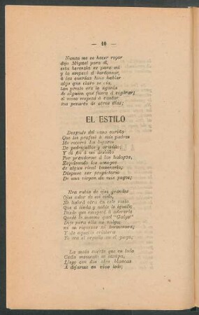 El estilo