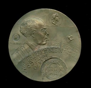 Medaille zum 65. Geburtstag von Ulrich Klein