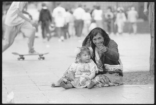 Roma-Frau mit Kind