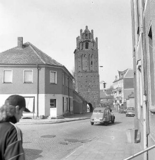 Münchberg. Berliner Torturm (1251/1300). Ansicht der Stadtseite