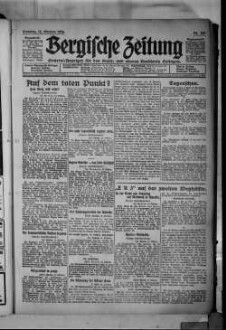 Bergische Zeitung. 1922-1935