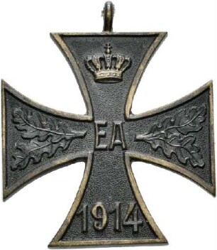 Kriegsverdienstkreuz des Herzogtums Braunschweig 2. Klasse, 1914 bis 1918