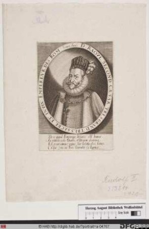 Bildnis Rudolf II., römisch-deutscher Kaiser (reg. 1576-1612)