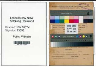 Entnazifizierung Wilhelm Poths , geb. 22.06.1892 (Angestellter)