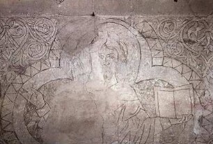 Medaillon: Christus als Pantocrator