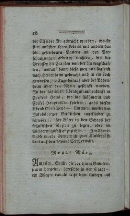 Monat März