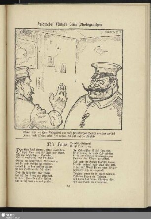 Feldwebel Kulicke beim Fotographen