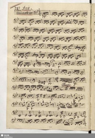 742. Aria: Belle luci vezzosette / Naumann, J.G.