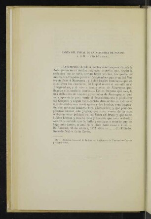 Carta del fiscal de la audiencia de Panamá á S. M. - Año de 1577 (1).