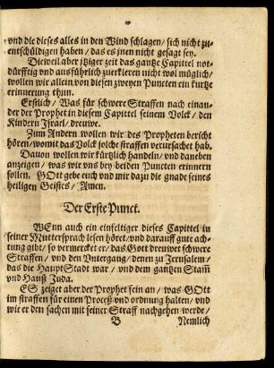 Der Erste Punct.