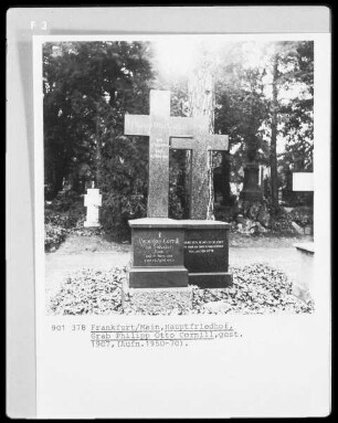 Grabstätte Philipp Otto Cornill