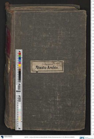 Kabinettsorders vom 2. Januar 1755 - 29. Juni 1755 (Abschriften). Ergänzungsband