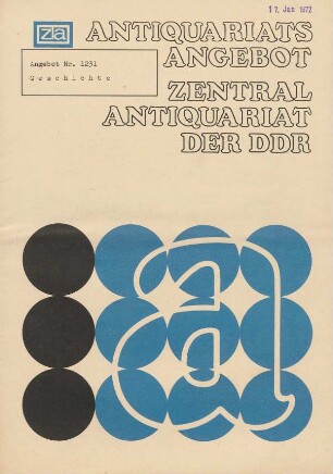 Nr. 1231: Geschichte