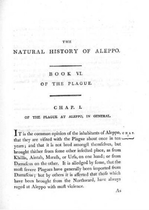 Book VI. Of the plague.