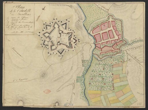 Plan de la Citadelle de Doullens