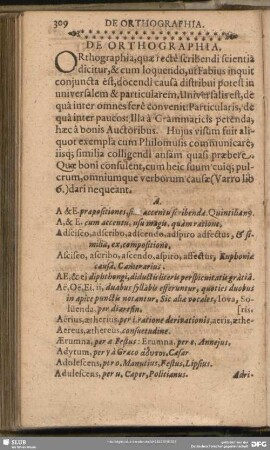 De Orthographia