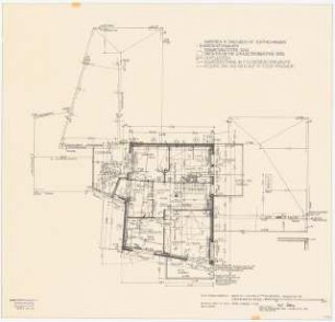 Arzthaus Prof. Bernhardt, Berlin-Charlottenburg: Grundriss Obergeschoss 1:50