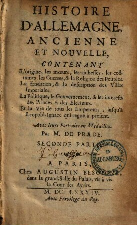 Histoire d'Allemagne : ancienne et nouvelle, 2
