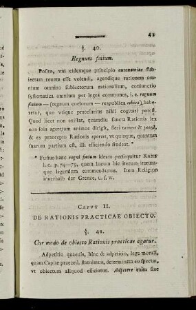Caput II. De rationis practicae obiecto.
