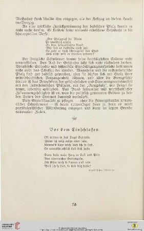 Vor dem Einschlafen