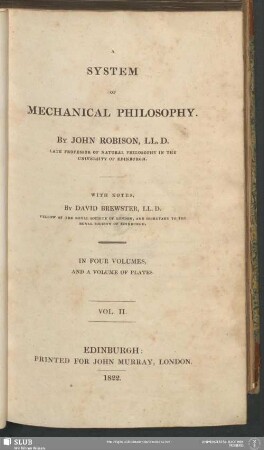 2: A system of mechanical philosophy
