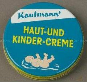 Babyartikel: Haut- und Kindercrem, leere Dose