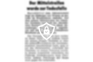 Der Mittelstreifen wurde zur Todesfalle