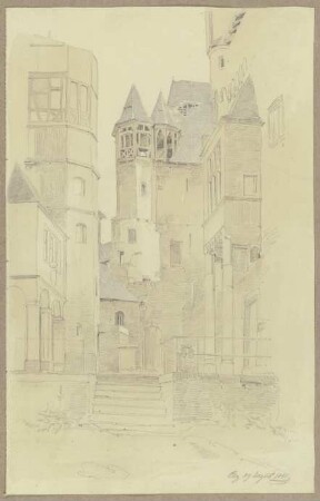Innenhof der Burg Eltz