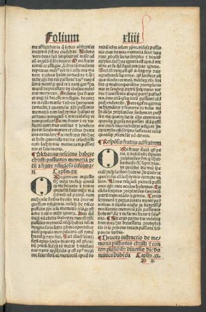 Devota instructio de memoria passionis christi et contemplationibus diversis die dominica habenda Capitulum .xx.